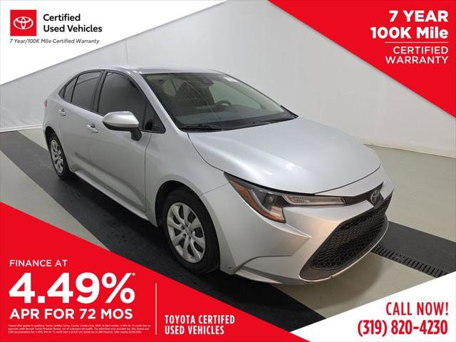 Certified 2022 Toyota Corolla LE w/ Carpet Mat Package (TMS)