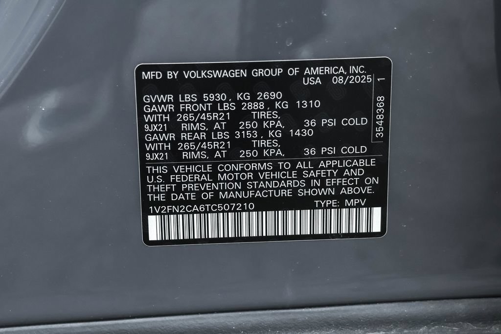 New 2026 Volkswagen Atlas SEL Premium R-Line AWD/4WD image 47