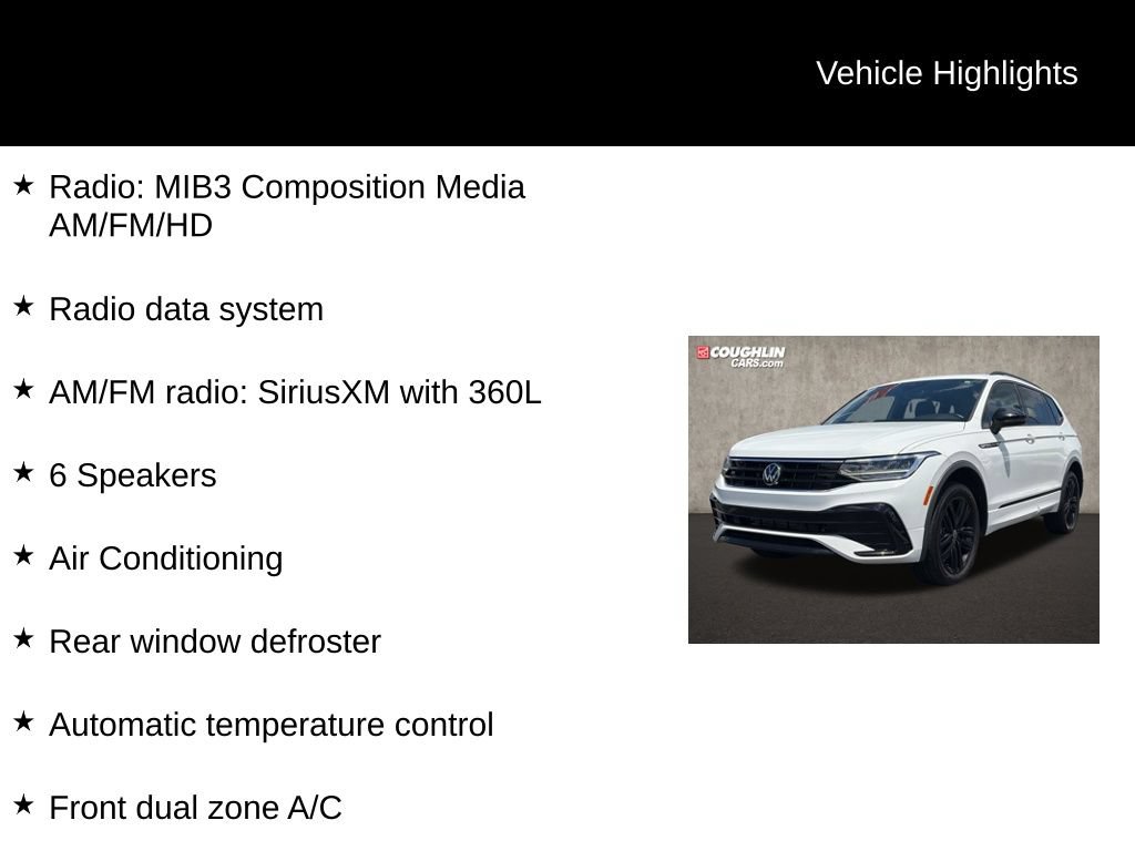 Used 2022 Volkswagen Tiguan SE R-Line AWD/4WD image 2