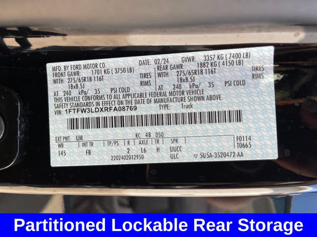 Used 2024 Ford F150 XLT w/ Equipment Group 302A MID AWD/4WD image 27