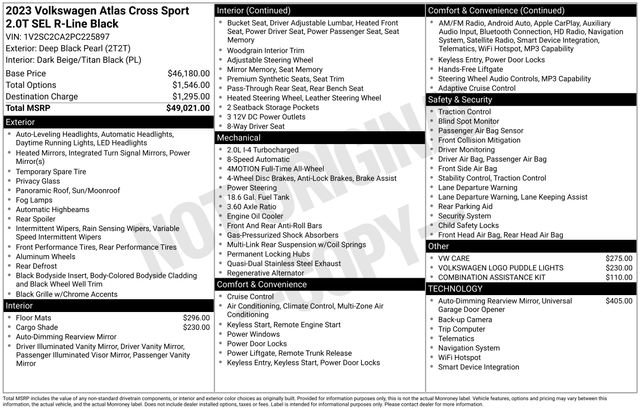 Certified 2023 Volkswagen Atlas Cross Sport SEL R-Line AWD/4WD image 35