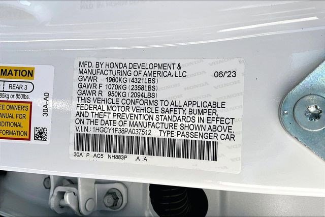 Certified 2023 Honda Accord EX image 18
