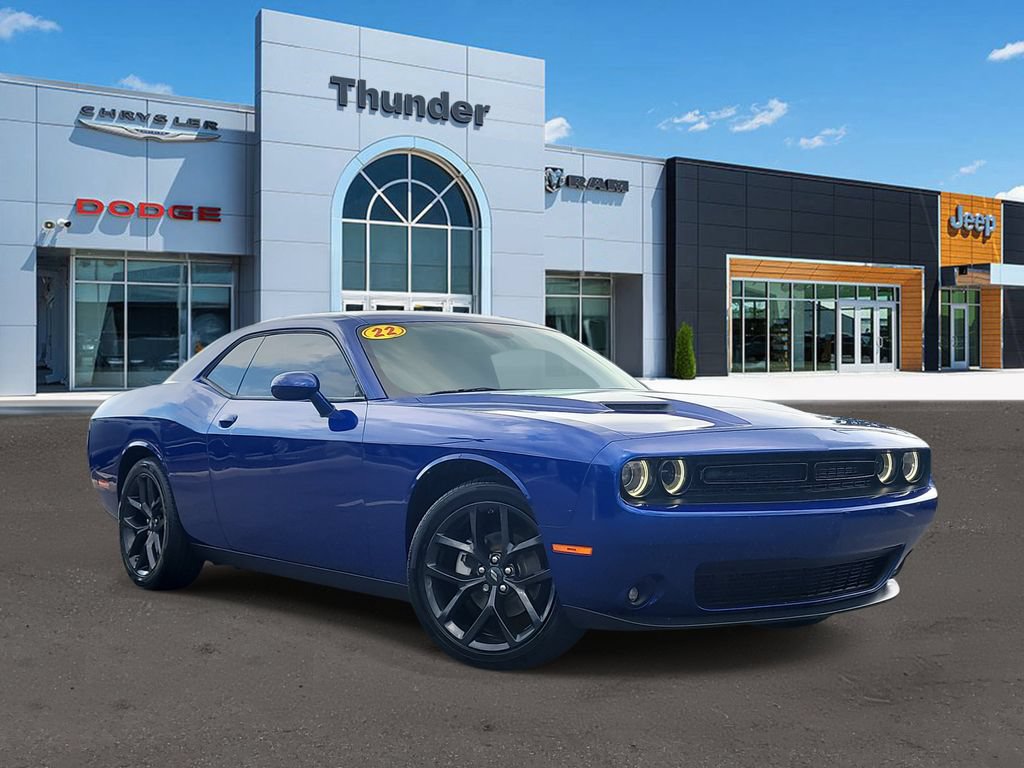 Used 2022 Dodge Challenger SXT w/ Blacktop Package RWD image 1