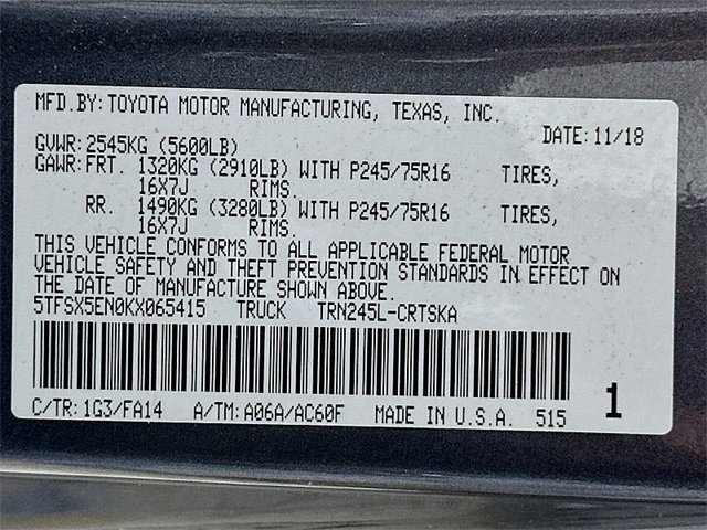 Used 2019 Toyota Tacoma SR image 30