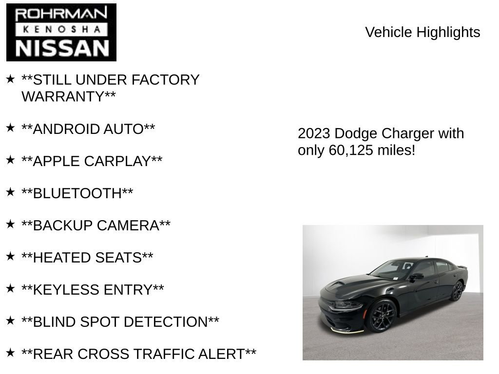Used 2023 Dodge Charger GT w/ Blacktop Package image 7