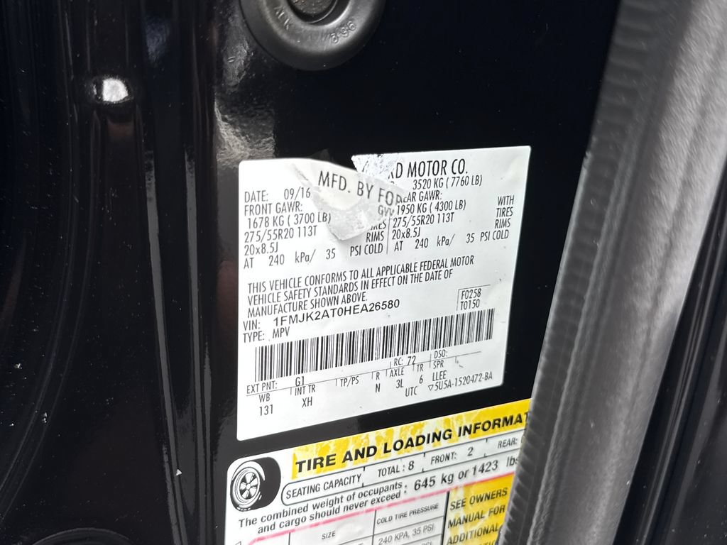 Used 2017 Ford Expedition EL Limited AWD/4WD image 30