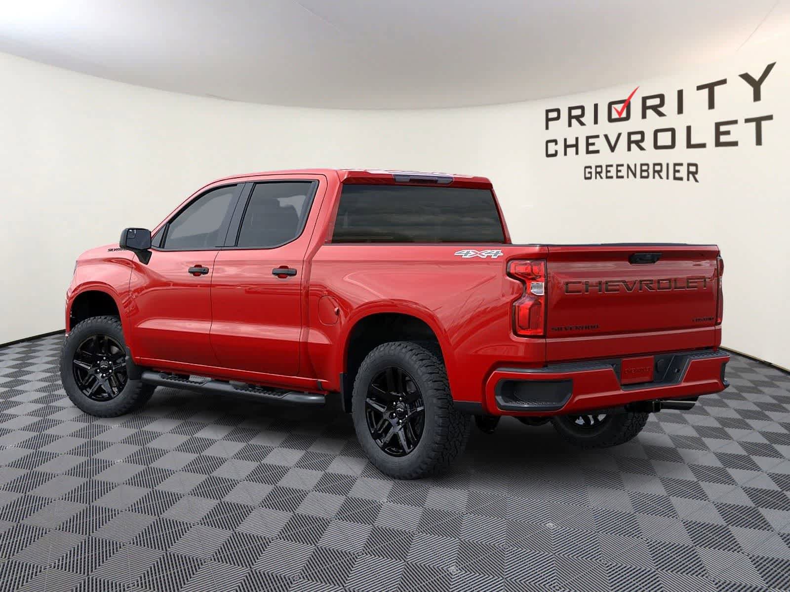 New 2026 Chevrolet Silverado 1500 Custom w/ Turbomax Blackout Package AWD/4WD image 3