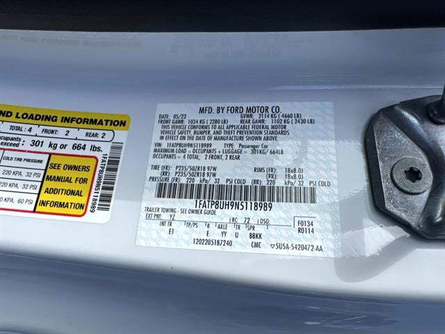 Used 2022 Ford Mustang Premium RWD image 37
