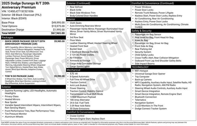 Used 2025 Dodge Durango R/T AWD/4WD image 7