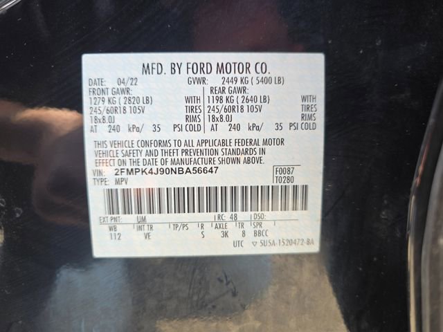 Used 2022 Ford Edge SEL w/ Convenience Package AWD/4WD image 36