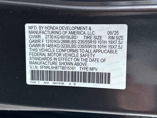 Certified 2026 Honda Odyssey Touring image 20