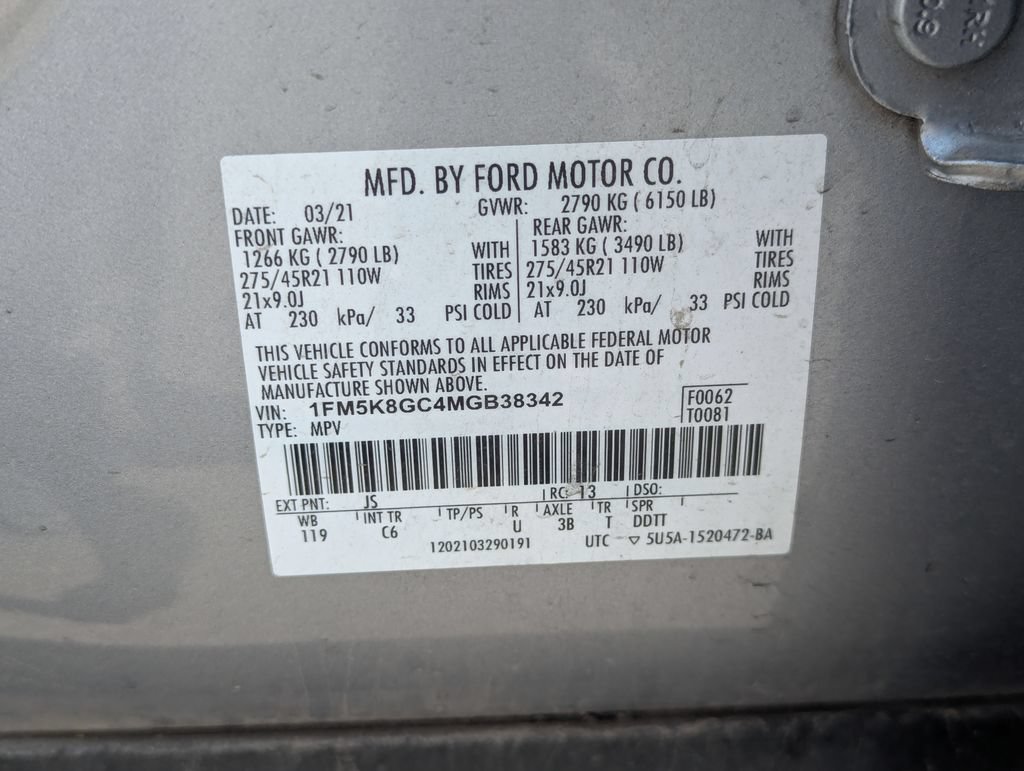 Used 2021 Ford Explorer ST w/ Equipment Group 401A AWD/4WD image 39