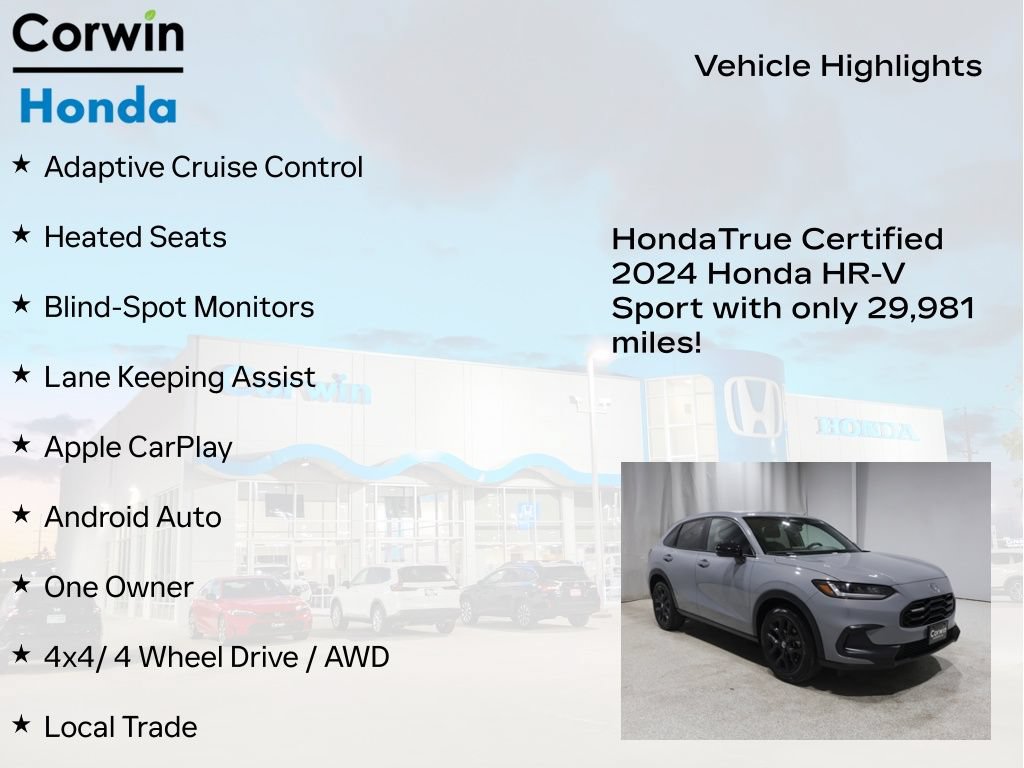 Used 2024 Honda HR-V Sport image 9