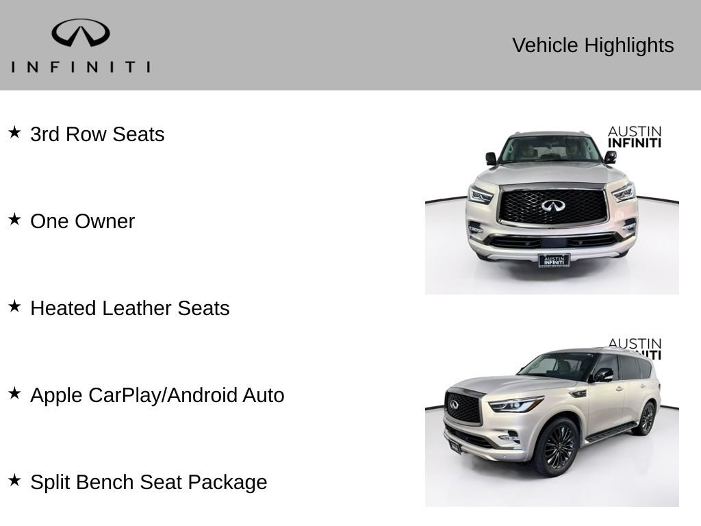 Certified 2023 INFINITI QX80 Premium Select w/ Cargo Package RWD image 3