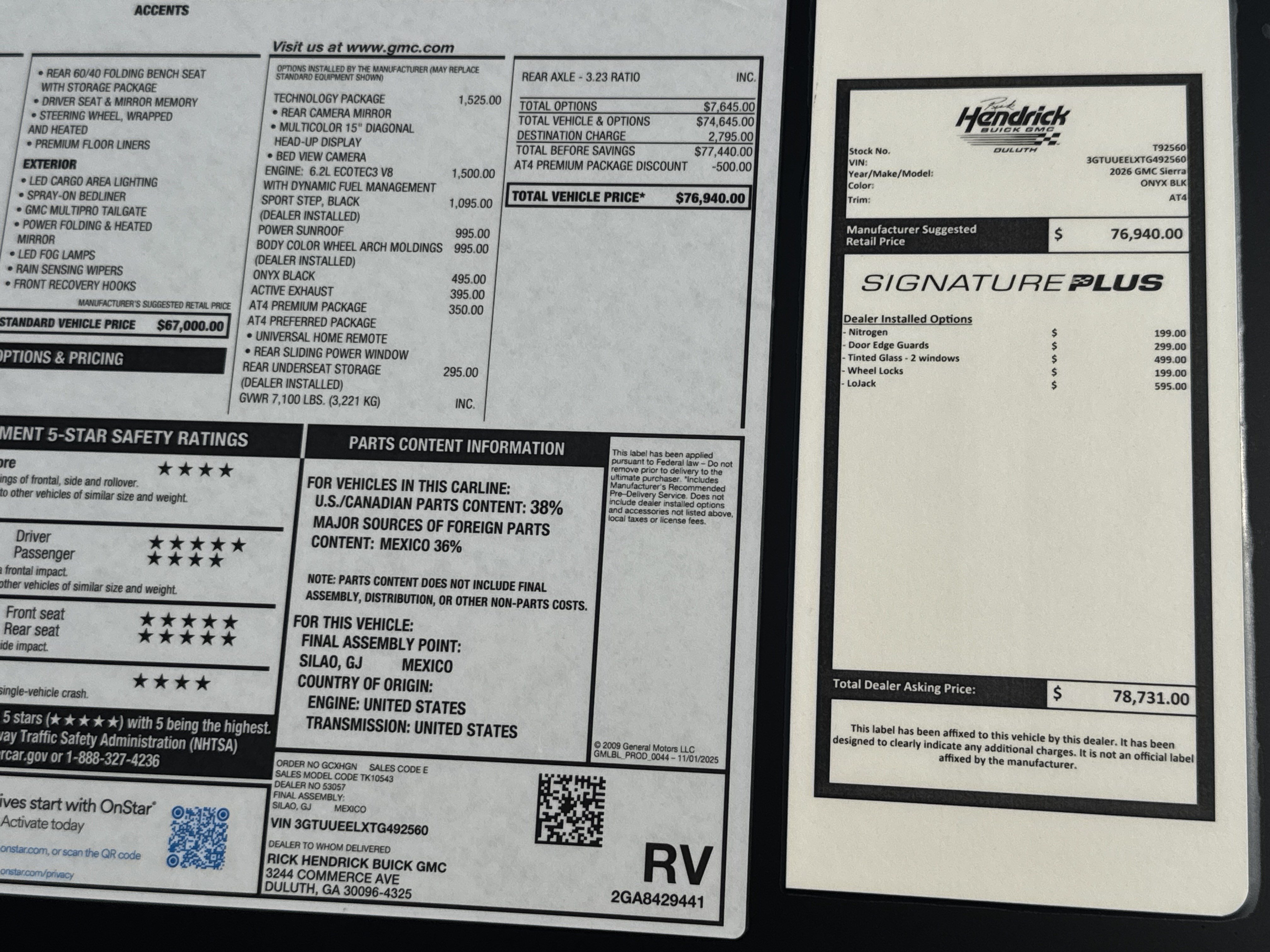New 2026 GMC Sierra 1500 AT4 w/ AT4 Premium Package AWD/4WD image 39