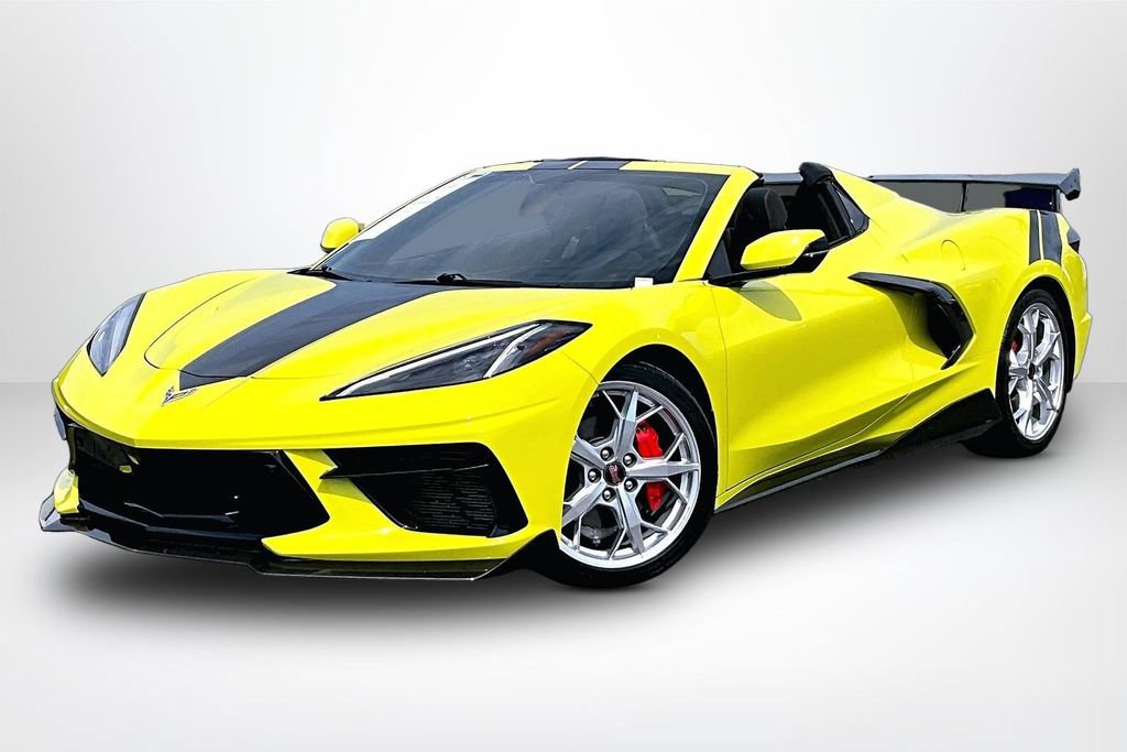 Used 2023 Chevrolet Corvette Stingray Premium Conv w/ Stealth Interior Trim Package RWD image 3