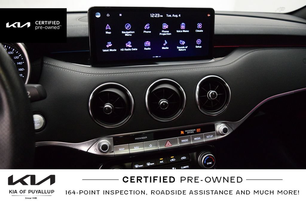 Certified 2022 Kia Stinger GT2 w/ Red Interior Color Package RWD image 23
