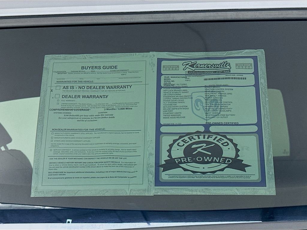 Used 2023 Volkswagen Tiguan SE R-Line image 37