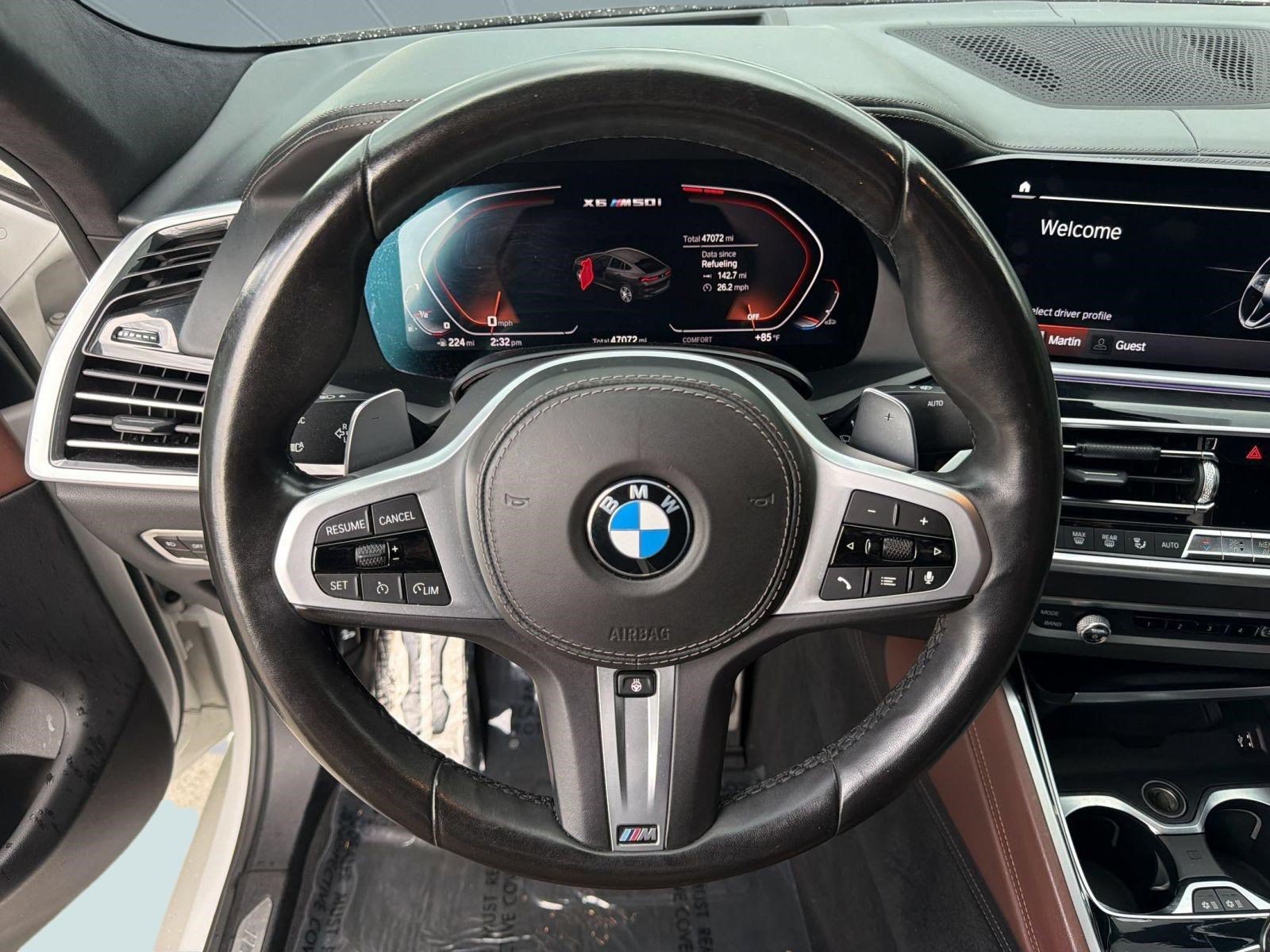 Used 2020 BMW X6 M50i w/ Executive Package AWD/4WD image 11