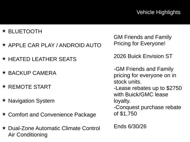New 2026 Buick Envision Sport Touring AWD/4WD video 2