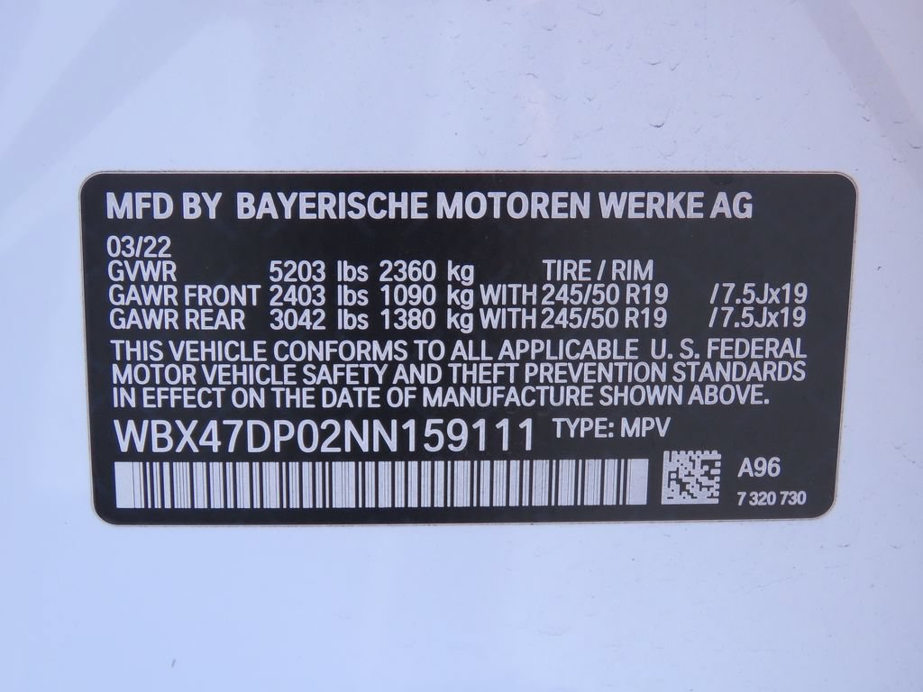 Used 2022 BMW X3 sDrive30i w/ Premium Package 2 (ZPA) RWD image 21