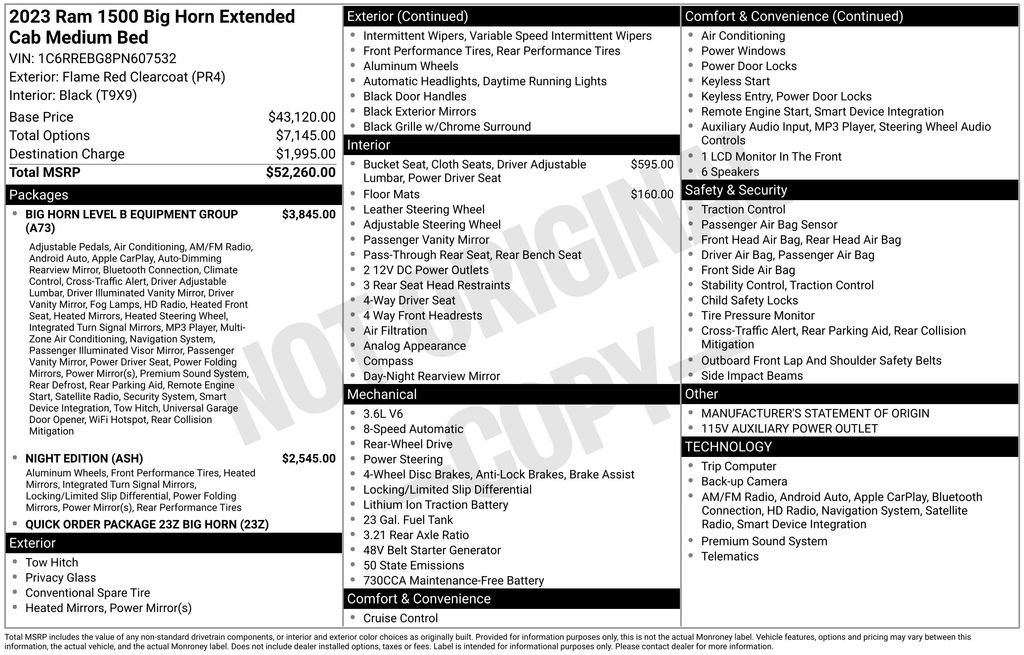 Used 2023 RAM 1500 Big Horn image 34