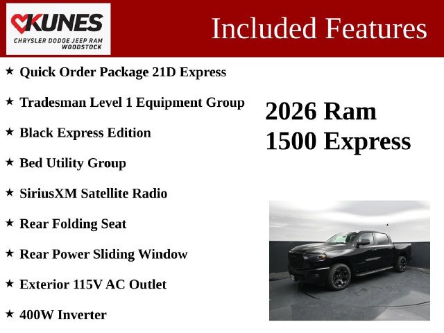 New 2026 RAM 1500 Express AWD/4WD image 3