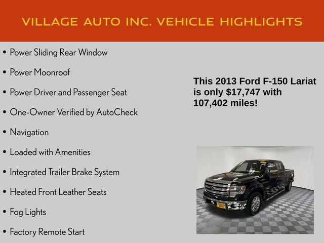 Used 2013 Ford F150 Lariat w/ Luxury Equipment Group image 14