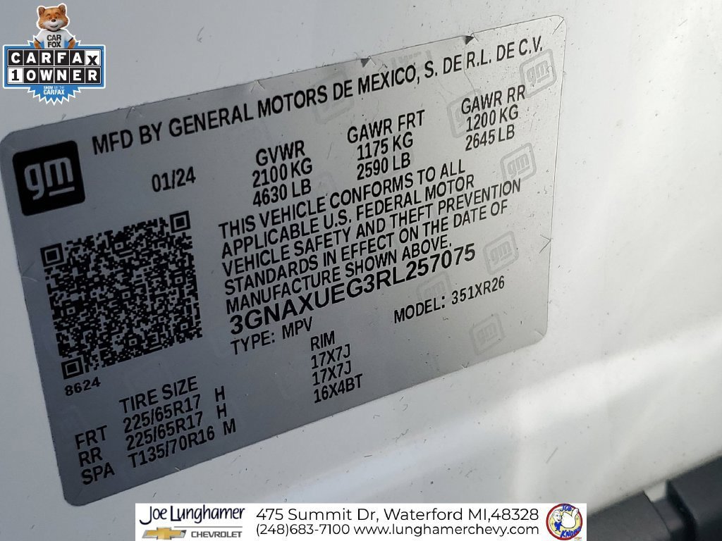 Used 2024 Chevrolet Equinox LT AWD/4WD image 33