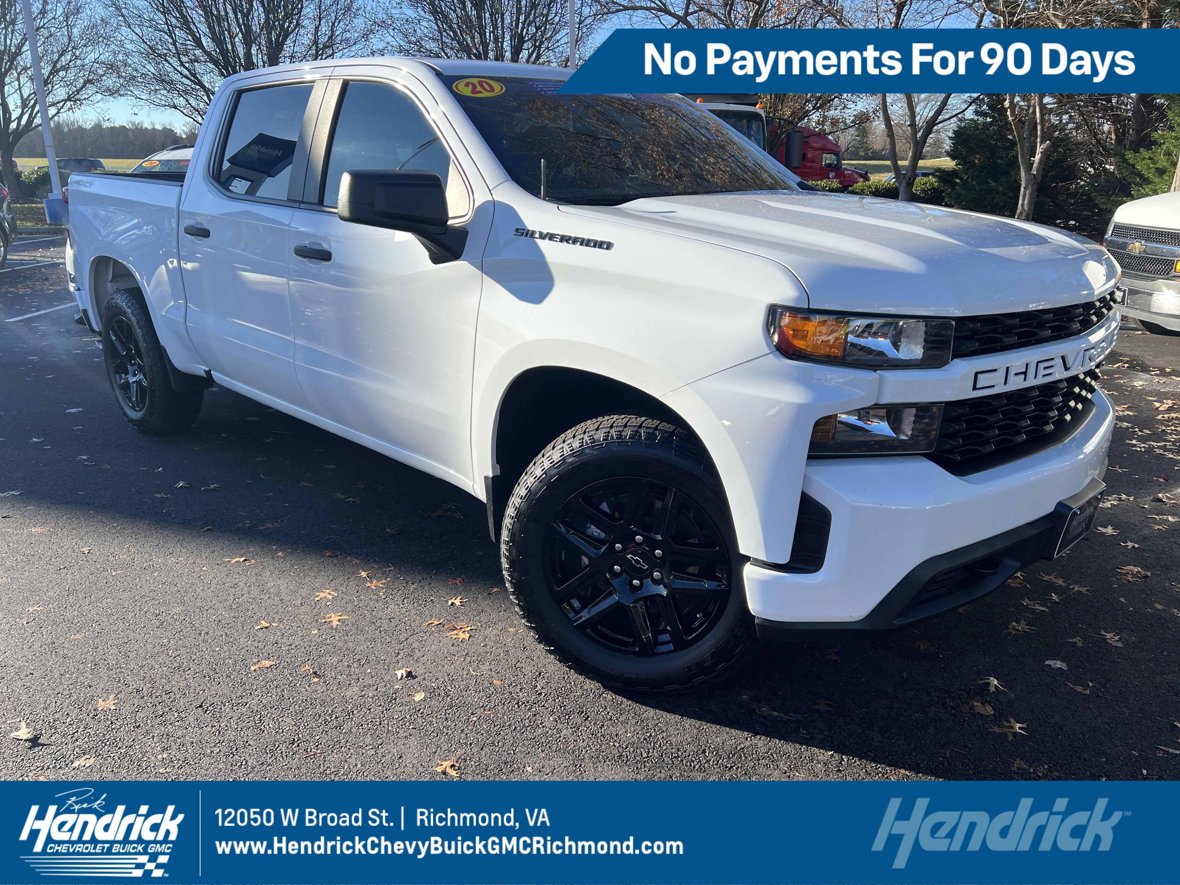 Used 2020 Chevrolet Silverado 1500 Custom w/ Custom Value Package