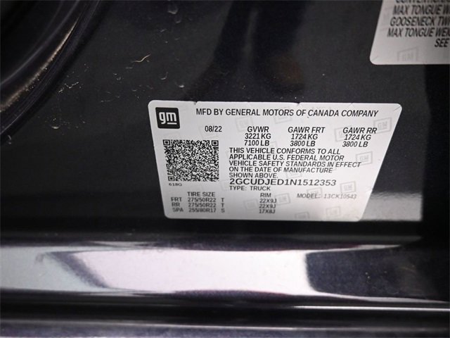 Used 2022 Chevrolet Silverado 1500 High Country w/ High Country Premium Package image 14