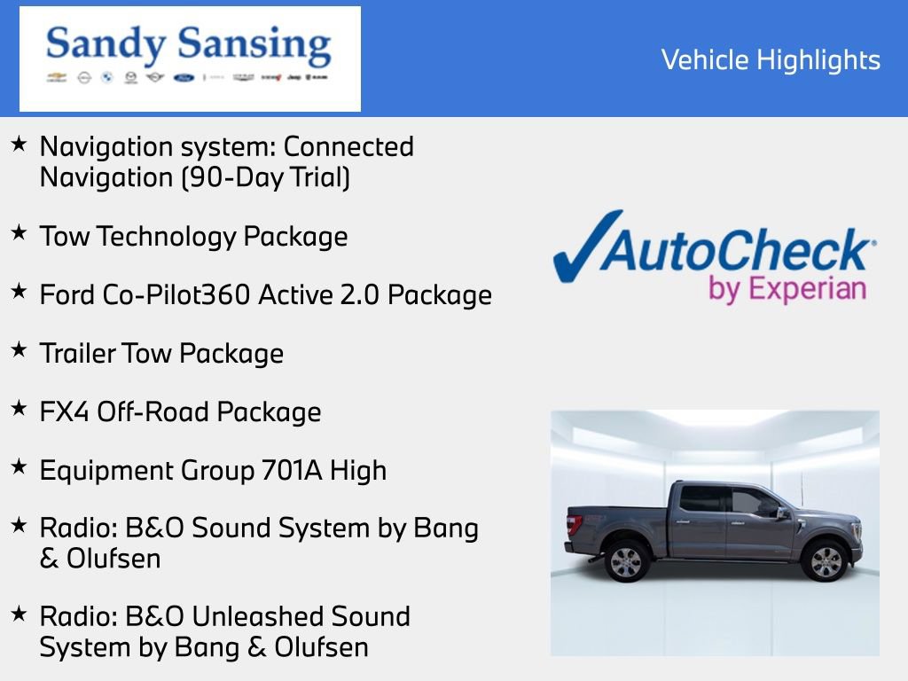 Used 2021 Ford F150 Platinum w/ Equipment Group 701A High image 7