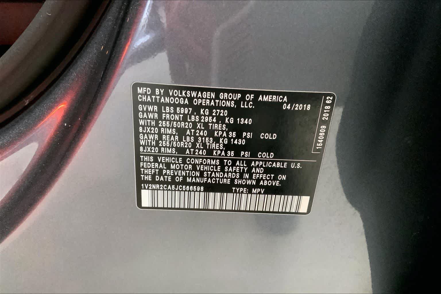 Used 2018 Volkswagen Atlas SEL Premium AWD/4WD image 18