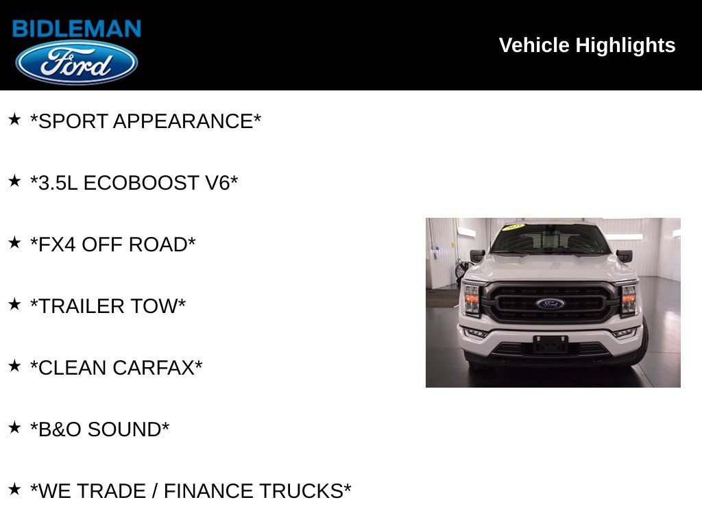 Used 2023 Ford F150 XLT w/ Equipment Group 302A High AWD/4WD image 10