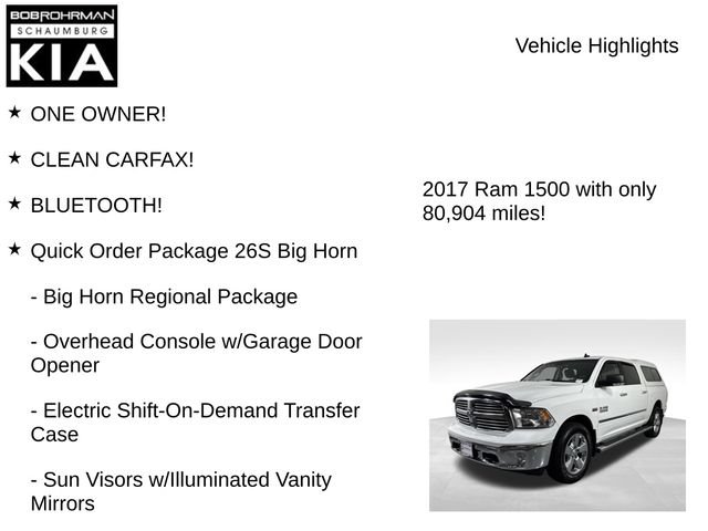 Used 2017 RAM 1500 Big Horn AWD/4WD image 8