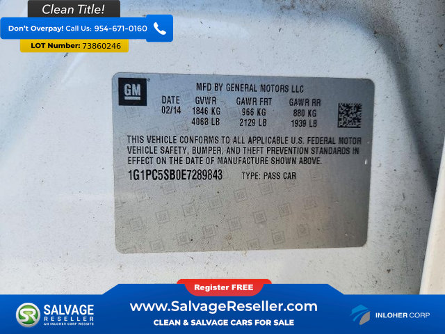 Used 2014 Chevrolet Cruze LT FWD image 16