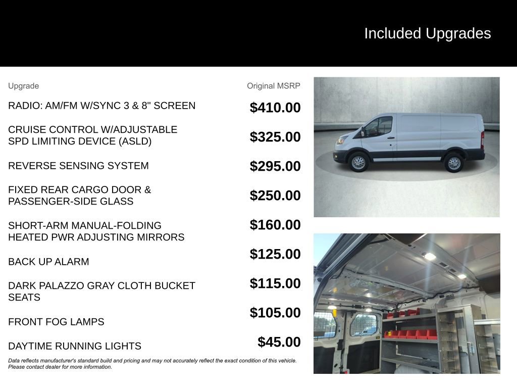 Used 2020 Ford Transit 250 Low Roof AWD image 4