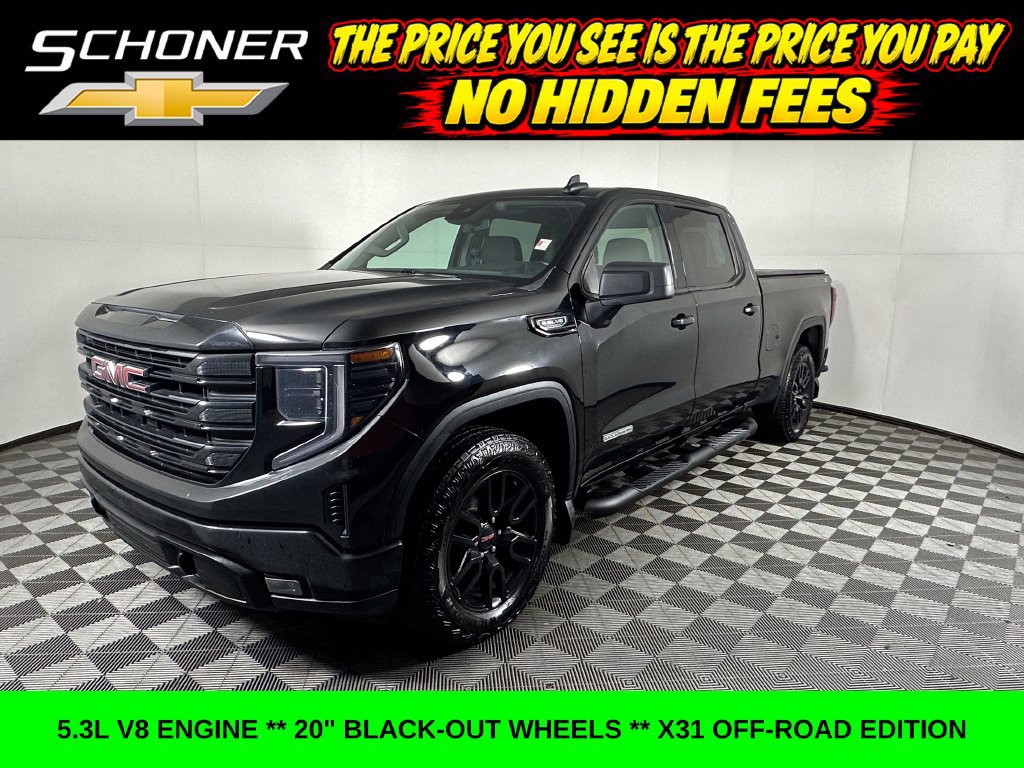 Used 2024 GMC Sierra 1500 Elevation w/ LPO, Elevation Black Package AWD/4WD image 1