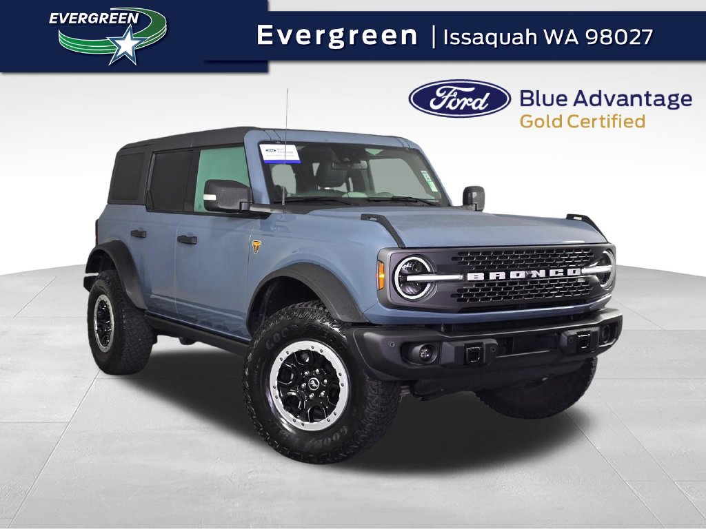 Certified 2023 Ford Bronco Badlands w/ Sasquatch Package AWD/4WD 360° Tour
