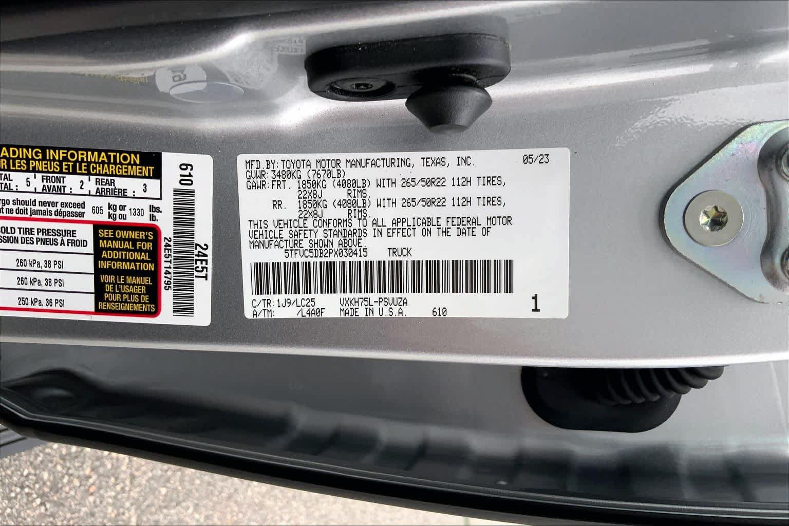 Used 2023 Toyota Tundra Capstone AWD/4WD image 31