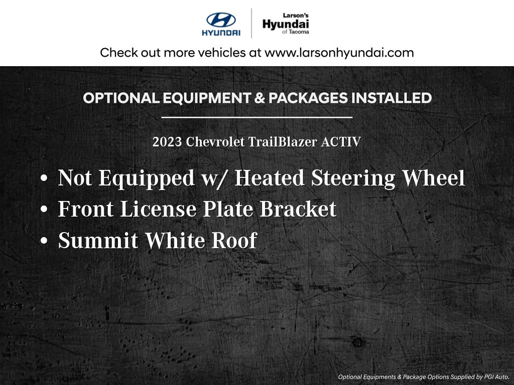 Used 2023 Chevrolet TrailBlazer ACTIV AWD/4WD image 3
