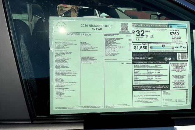 New 2026 Nissan Rogue SV w/ SV Premium Package image 16