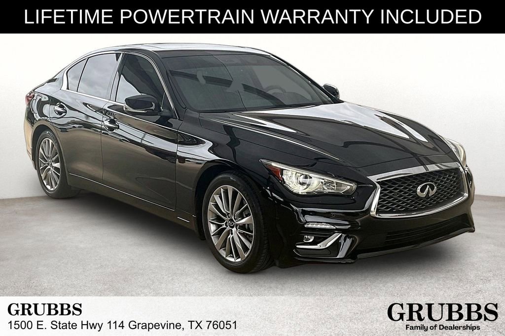 Certified 2023 INFINITI Q50 Luxe w/ Cargo Package RWD video 1