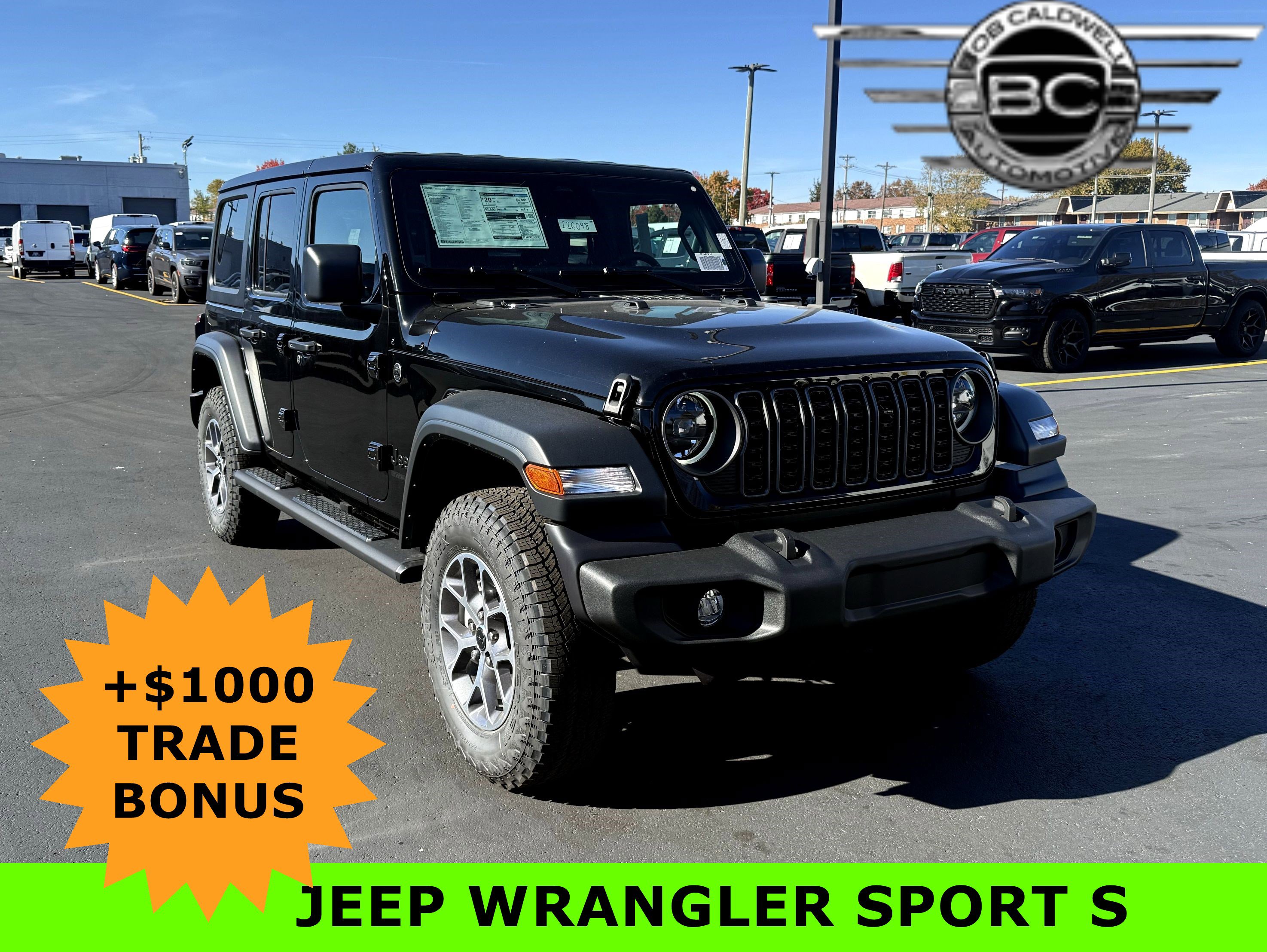 New 2026 Jeep Wrangler Sport S