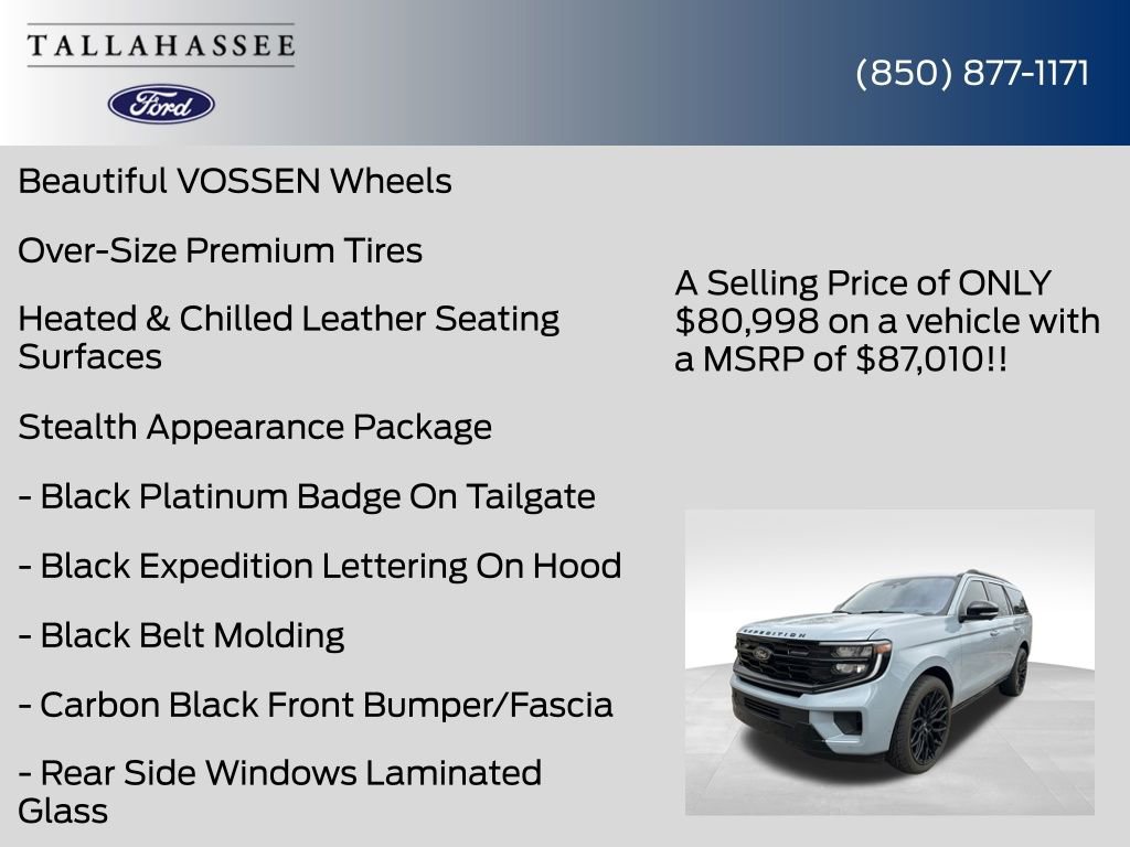 New 2025 Ford Expedition Platinum w/ Stealth Appearance Package image 11