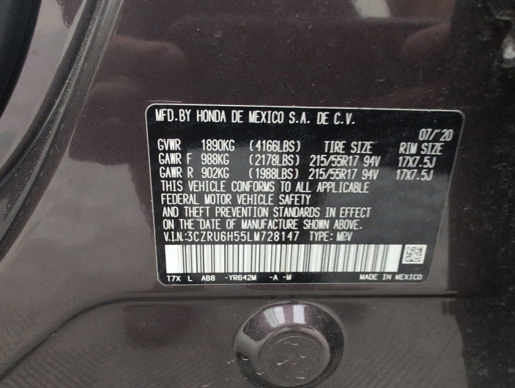 Used 2020 Honda HR-V EX image 38