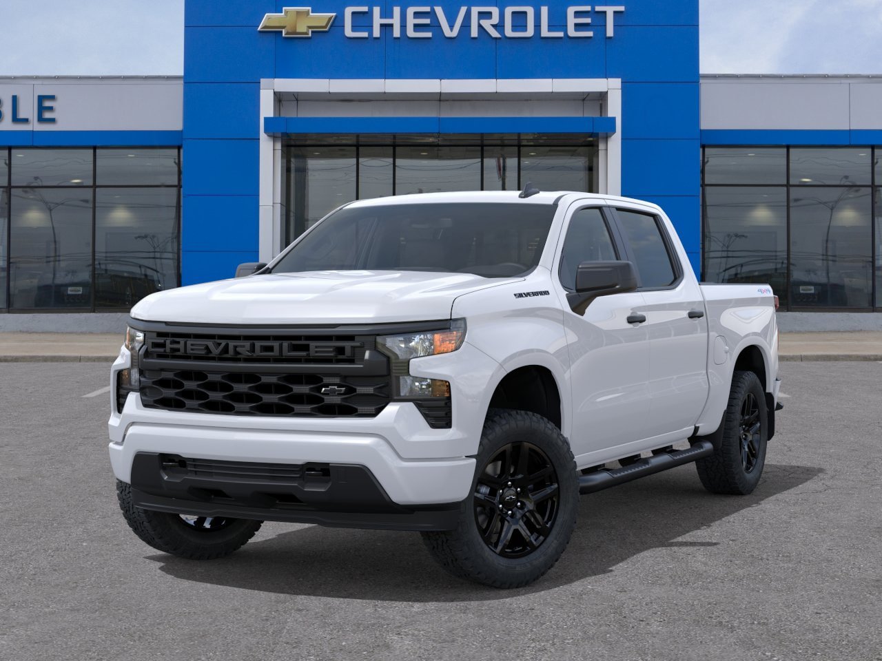 New 2026 Chevrolet Silverado 1500 Custom w/ Turbomax Blackout Package AWD/4WD image 6