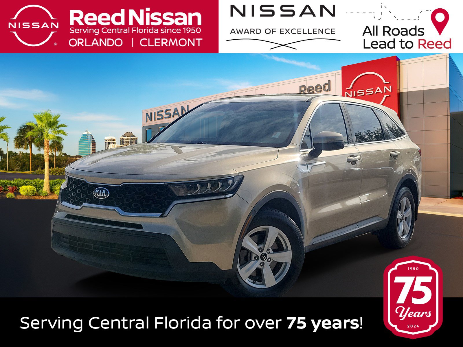 Used 2021 Kia Sorento LX FWD image 1