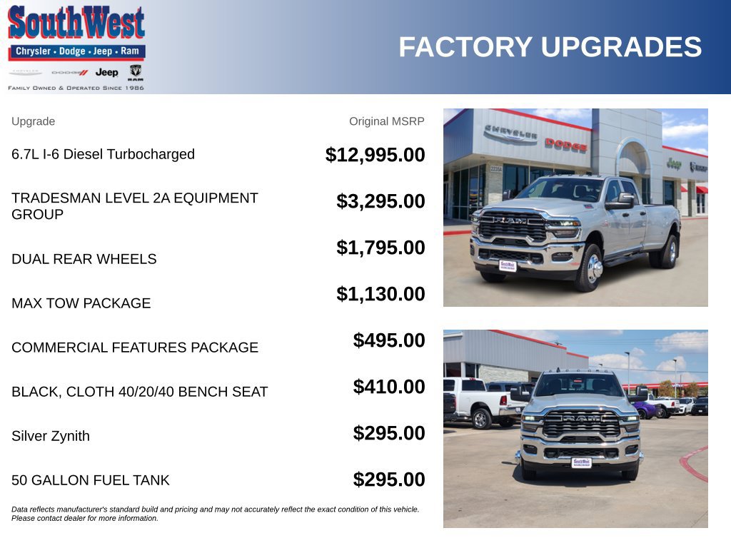 New 2027 RAM 3500 Tradesman AWD/4WD image 11