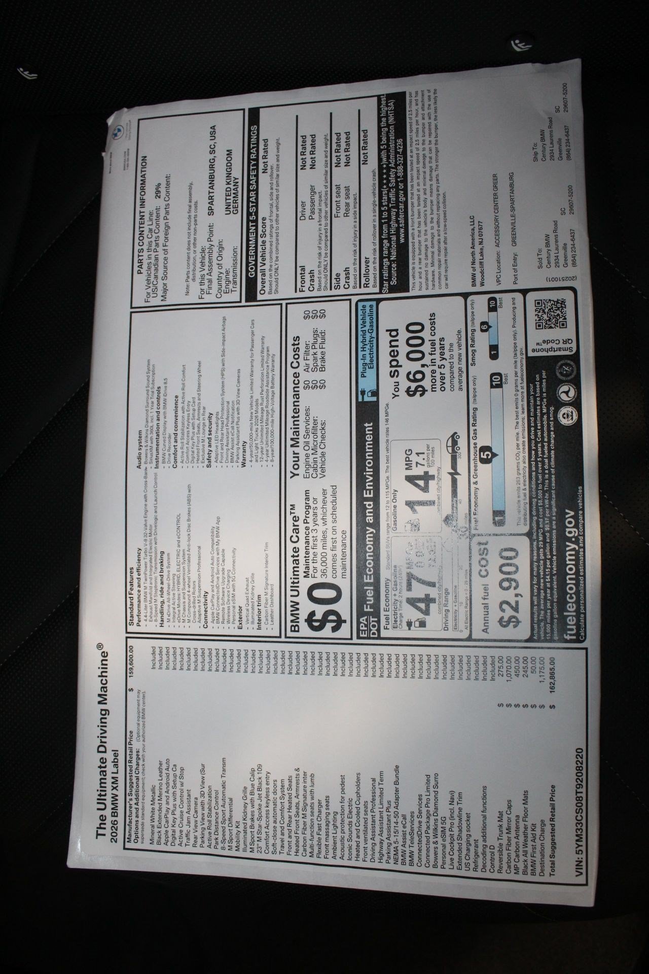 Used 2026 BMW XM Label Red AWD/4WD image 23
